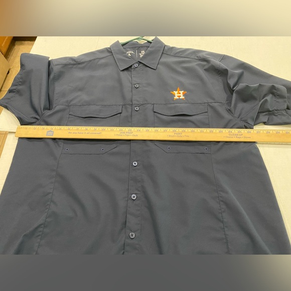 Houston Astros Antigua Men’s Blue Fishing Shirt Size XXL - Picture 6 of 6